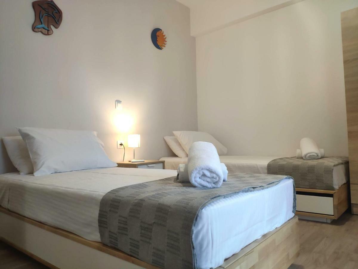 Neva Apartments By The Beach Makrýgialos 外观 照片